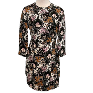 A.L.C. floral print silk dress sz 4